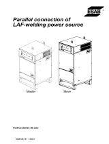 ESAB Parallel connection of LAF xxx1- Welding power sources Manual de usuario