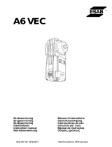 ESAB A6 VEC Manual de usuario
