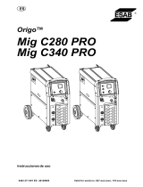 ESAB Mig C280 PRO, Mig C340 PRO Manual de usuario