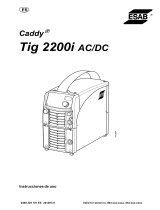 ESAB Tig 2200i AC/DC - Caddy Tig 2200i AC/DC Manual de usuario