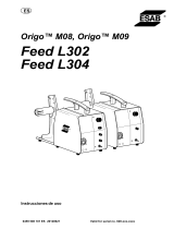 ESAB Feed L302 M08, Feed L304 M09 Manual de usuario