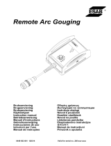 ESAB Remote Arc Gouging Manual de usuario