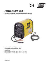 ESAB Powercut 650 Manual de usuario
