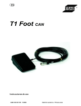 ESAB T1 Foot CAN Manual de usuario