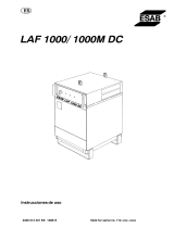 ESAB LAF 1000 / LAF 1000M DC Manual de usuario