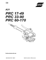 ESAB PRC 60-170 - A21 PRC 17-49 Manual de usuario