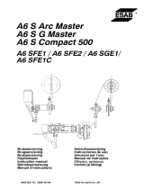 ESAB A6 SFE1 / SFE2 / SGE1 / SFE1C Manual de usuario