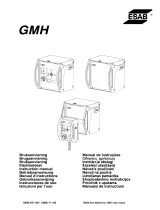 ESAB GMH Manual de usuario