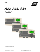 ESAB A34 Caddy Manual de usuario
