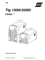 ESAB Tig 1500i, Tig 2200i, Caddy® Tig 1500i, Caddy® Tig 2200i Manual de usuario