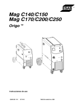 ESAB Mag C140, Mag C150, Mag C170, Mag C200, Mag C250 Manual de usuario