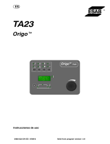 ESAB TA23 Origo™ Manual de usuario