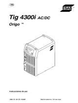 ESAB Tig 4300i AC/DC Manual de usuario