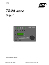 ESAB TA24 AC/DC Origo™ Manual de usuario