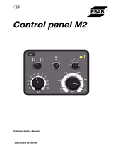 ESAB Control panel M2 Manual de usuario