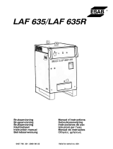 ESAB LAF 635/ LAF 635R Manual de usuario
