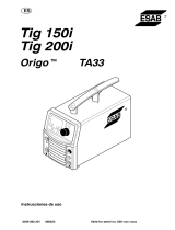 ESAB Origo™ Tig 150i Manual de usuario