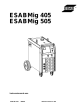 ESAB Mig 405, Mig 505 Manual de usuario