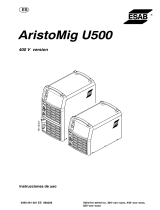 ESAB Aristo®Mig U500 Manual de usuario