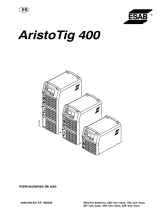 ESAB Aristo®Tig 400 Manual de usuario