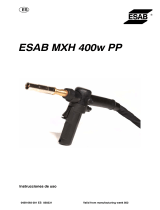 ESAB MXH 300 PP / MXH 400w PP - ESAB MXH 400w PP Manual de usuario