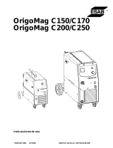 ESAB Origo™Mag C150, Origo™Mag C170, Origo™Mag C200, Origo™Mag C250 Manual de usuario