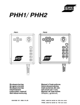 ESAB PHH 1 / PHH 2 Manual de usuario