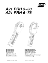 ESAB A21 PRH 6-76 Manual de usuario