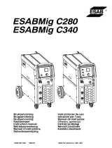 ESAB Mig C280, Mig C340 Manual de usuario