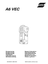 ESAB A6 VEC Manual de usuario