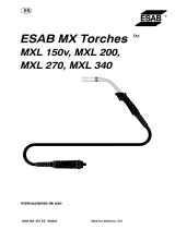 ESAB MX Torches, MXL 150v, MXL 200, MXL 270, MXL 340 Manual de usuario