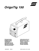 ESAB Origo™Tig 150 Manual de usuario