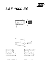 ESAB LAF 1000 ES Manual de usuario
