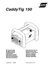 ESAB Caddy®Tig 150 Manual de usuario