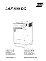 ESAB LAF 800 Manual de usuario