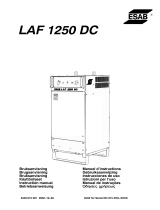 ESAB LAF 1250 Manual de usuario