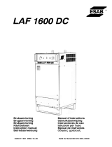 ESAB LAF 800 Manual de usuario