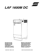 ESAB LAF 1600M Manual de usuario
