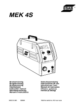 ESAB MEK 4S Manual de usuario