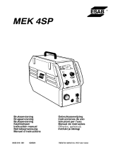 ESAB MEK 4SP Manual de usuario