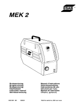 ESAB MEK 2 Manual de usuario