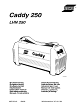 ESAB Caddy Professional 250 Manual de usuario