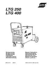ESAB LTG 250 Manual de usuario