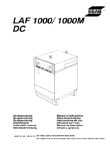 ESAB LAF 1000 / LAF 1000M DC Manual de usuario