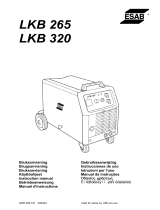 ESAB LKB 265, LKB 320, LKB 265 4WD, LKB 320 4WD Manual de usuario