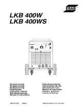 ESAB LKB 400WS Manual de usuario