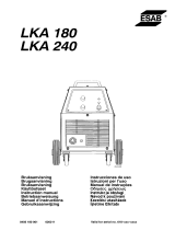 ESAB LKA 180, LKA 240 Manual de usuario