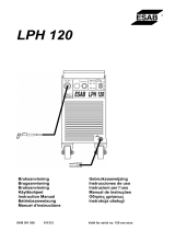 ESAB LPH 120 Manual de usuario