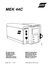 ESAB MEK 44C Manual de usuario