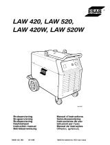 ESAB LAW 520 Manual de usuario